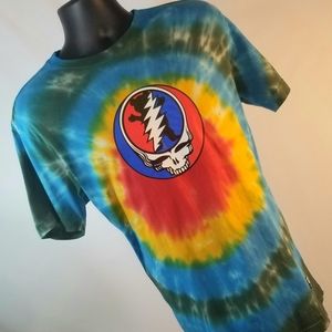 Grateful Dead Grizzly Mens S/M T-Shirt Tie Die